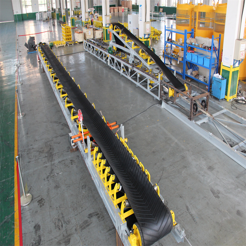 Cinta transportadora de minería de área de gran capacidad de acopio