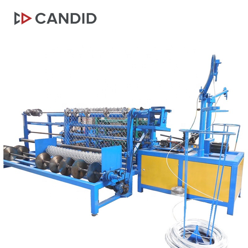 Máquina para fabricar cercas de malla de alambre doble de diamante